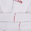 Beverly Hills Polo Club, Halat de baie unisex bumbac, marime L/XL, alb, dungi rosii