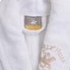 Beverly Hills Polo Club, Halat de baie unisex bumbac, marime S/XS, alb, cod 702