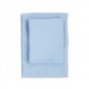 Cearceaf de pat satin cu elastic bumbac 100%, 160x200cm, blue
