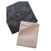 Cearceaf pat bumbac satinat 240x260cm, Nazenin Home, Line Bej