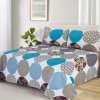 Cearceaf plat pt pat dublu din bumbac, 240x260cm, Pacific cu cercuri, pentru un plus de confort.