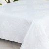 Cearceaf plat pt pat dublu din bumbac, 240x260cm cu imprimeu baroc, pentru un plus de confort.