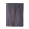 Cearceaf pilota bumbac satinat 200x220cm, Nazenin Home, Line Antracit
