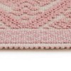 Covoras baie 40x60cm, bumbac 100%, Kilim roz