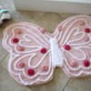 Covoras baie 70 x 120 cm, Alessia Home, Kelebek - Pink
