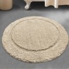 Covoras baie rotund, bumbac 100%, diametru 90, Alessia Home, Wolle Stone