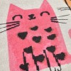 Covoras baie rotund Alessia Home Baby Cats antiderapant 100 cm