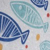 Covoras de baie, Alessia Home, Fish DJT - Colourful, 100 cm