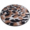 Covoras de baie, Alessia Home, Leopard DJT, 100 cm