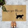 Covoras intrare pvc, 40x60cm, Black Cat