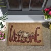 Covoras intrare pvc, 40x60cm, Welcome Cat