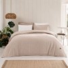 cuvertura bumbac stonewashed Majoli Manu Mink bej 220x240 cm cu 2 fete de perna