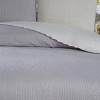 Cuvertura matlasata Sanem crem/gri 230x250 cm cu 2 fete de perna matlasate ultrasonic