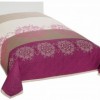 Cuvertura matlasata bumbac 100%, 220x240cm,  Bahar Home, Valentina V2 Fuchsia