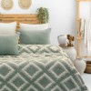 Cuvertura muselina Sonia Verde 240x260cm Saheser Home