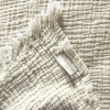 Cuvertura muselina premium Oasis Ecru 230x240 cm, Club Cotton