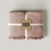 Cuvertura muselina premium Oasis Roz Somon 230x240 cm, Club Cotton