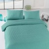 Cuvertura subtire bumbac 100%, 1 persoana, 160 x 235 cm, Eponj Home, Burumcuk - Turquoise