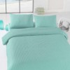 Cuvertura subtire bumbac 100%, 1 persoana, 160 x 240 cm, Eponj Home, Burumcuk - Verde Menta