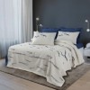 Cuvertura subtire bumbac Larum Dark Blue 200x230cm Cotton Box