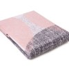 Cuvertura pat Leron Gri, bumbac 50%, model geometric, Cotton Box