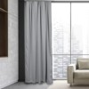 Draperie opaca 140x250cm, Haseki, Gri Deschis V2