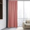 Draperie opaca 140x250cm, Haseki, Pink (Roz Pudra)