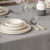 Fata de masa 155x220cm Cotton Box Plain Gri