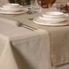 Fata de masa 155x220cm + napron 35x130cm, Cotton Box, Jasmine Bej