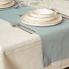 Fata de masa 155x220cm + napron 35x130cm, Cotton Box, Jasmine Crem
