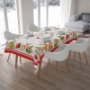 Fata de masa bumbac 100% cu motive de Craciun 140x180cm, Club Cotton, Celebrate