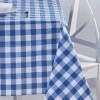Fata de masa cu carouri alb si albastru 160x220cm Kareli DC Home