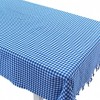 Fata de masa carouri bumbac 100%, 150x150cm, Eponj Home, Zifir Bleu/Alb