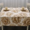 Fata de masa bumbac teflonat 140x180cm floral bej