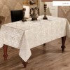 Fata de masa Natural Linen Ornaments,dreptunghiulara 150x220cm bej