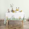 Față de masă Paște bumbac 100%, 140x320 cm, model cu iepurași și ouă decorative – Club Cotton Gizmo