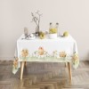 Față de masă Paște bumbac 100%, 140x320 cm, model cu iepurași și ouă festive – Club Cotton Londy
