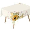 Față de masă Paște bumbac 100%, 140x320 cm, model cu iepurași și floarea-soarelui – Club Cotton Mochi
