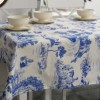 Fata de masa teflonata din bumbac, 120x160cm, model peisaj vintage, antimurdarie
