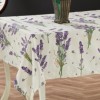 Fata de masa teflonata din bumbac cu imprimeu lavanda, dimensiuni 160x320 cm, antimurdarire