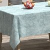 Fata de masa teflonata din bumbac, rotunda, diametru 140 cm, verde menta, decor elegant pentru mese rotunde
