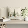 Fata de perna decorativa craciun pine bumbac 45x45cm cu brazi