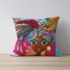 Fata perna decorativa 43x43cm, Afro