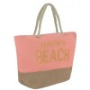 Geanta plaja cu manere tip sfoara, Happy Beach