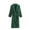 Halat de baie bumbac 100%  marime M/L, culoare Verde