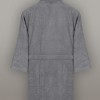 Halat de baie bumbac 100%,Cotton Box, marime S/M , Perry - Gri