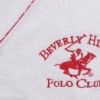 Halat de baie femei cu gluga bumbac, marime M/L, Beverly Hills Polo Club, Alb