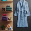 Halat de baie velur 100% bumbac, marime L/XL, Bleu