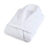 Halat baie alb, bumbac 100% velur, marime XL/XXL, absorbant