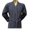 Halat unisex de casă/baie, marime XXXL, Puzzle Navy